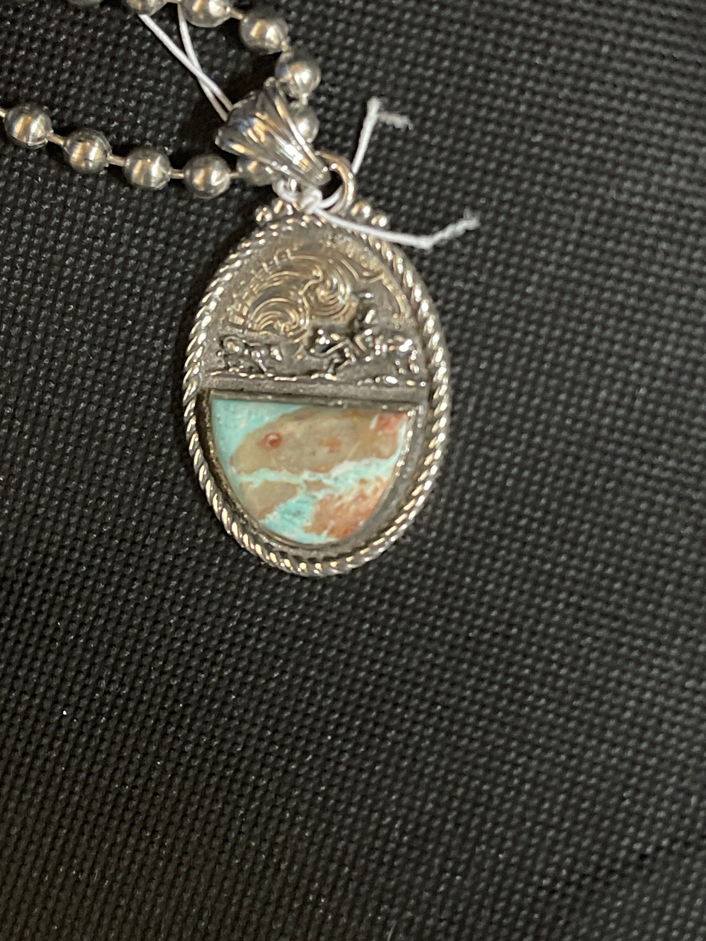 Cutter teardrop pendant