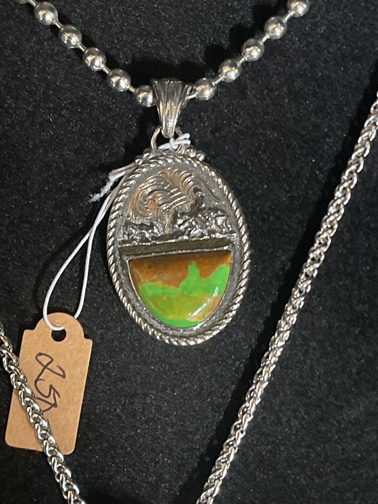 Cutter teardrop pendant