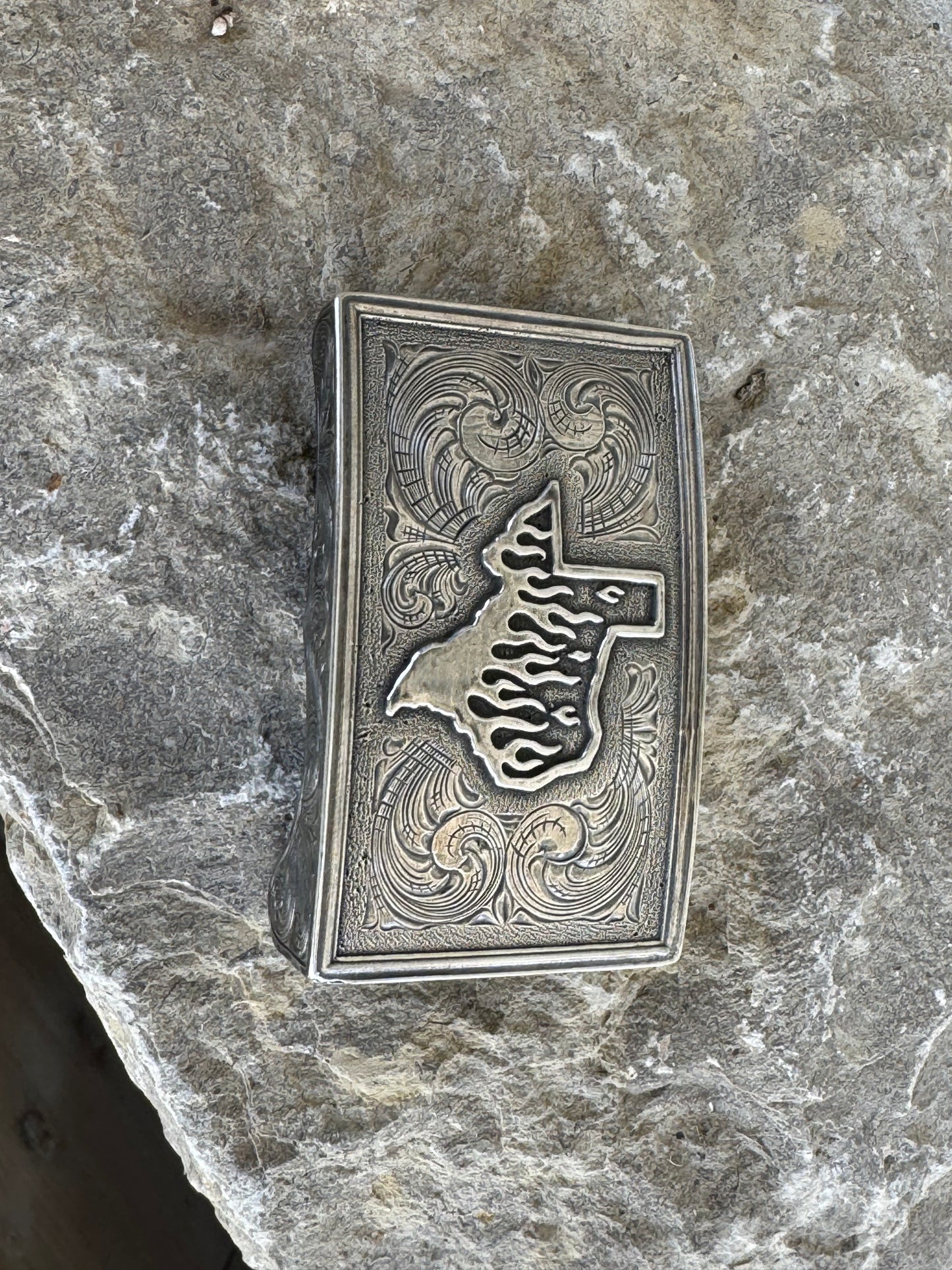 Box Buckle Texas Fire