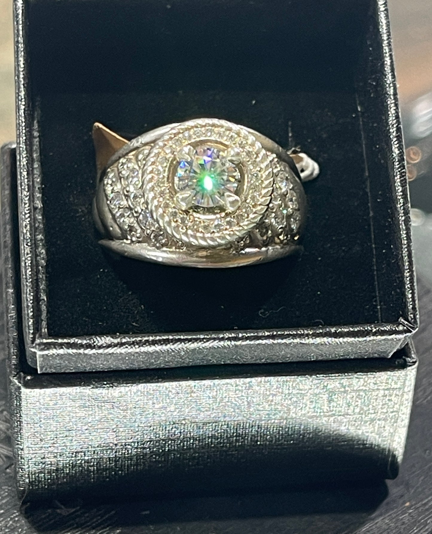 Moissanite Custom Ring