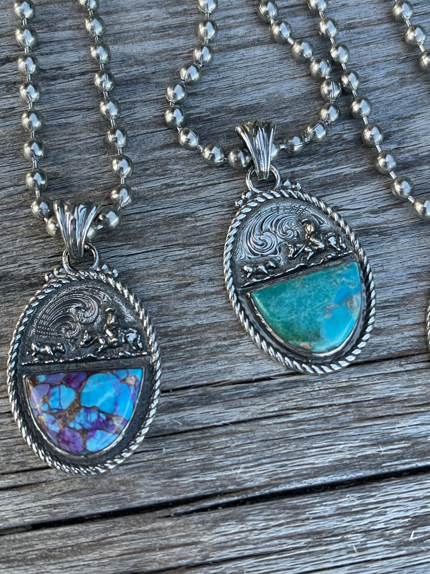 Cutter teardrop pendant