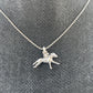 Racehorse (small)- ￼ 1 inch stretched out racehorse pendant, ￼chain included.