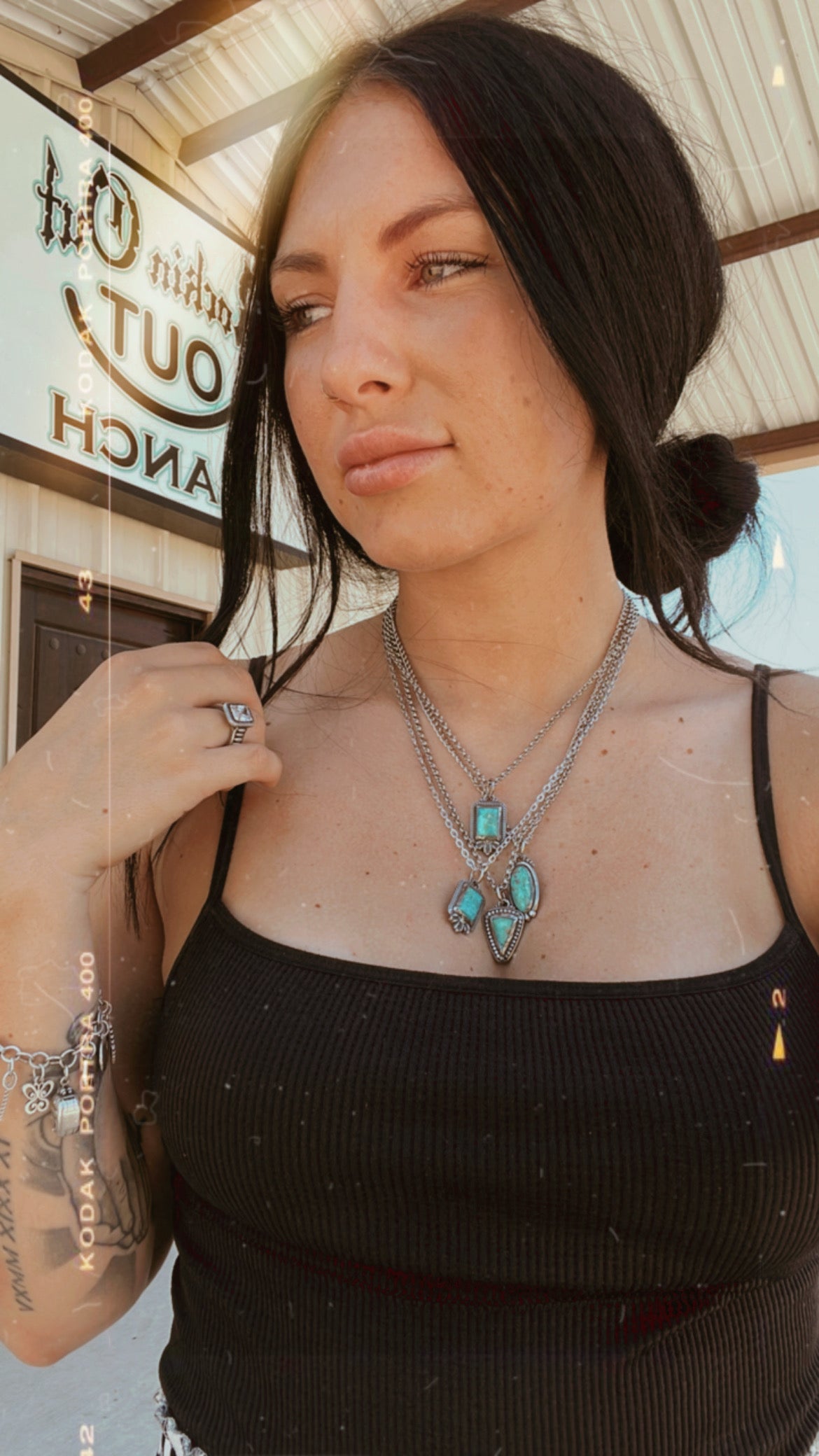 JUDD turquoise pendant