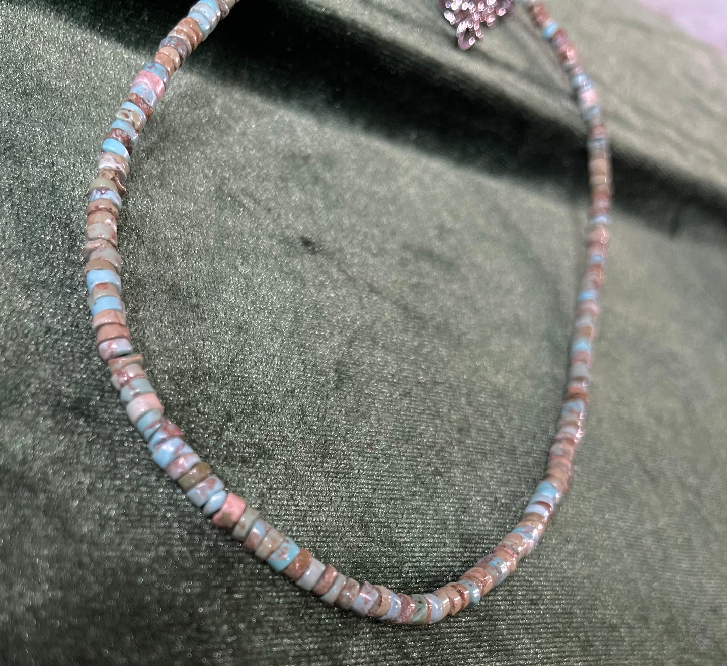 Turquoise stone necklace