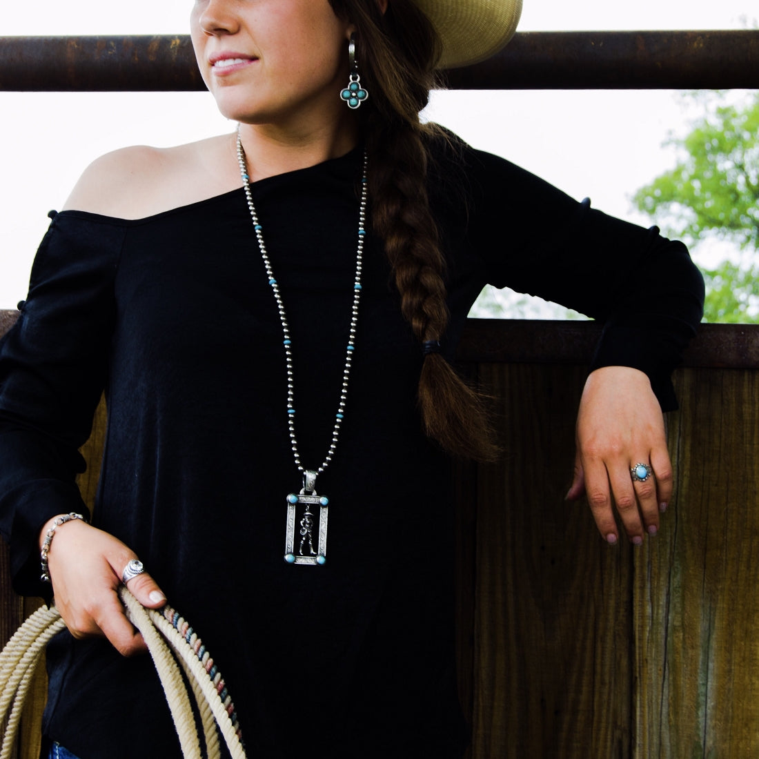 Cowgirl Pendant