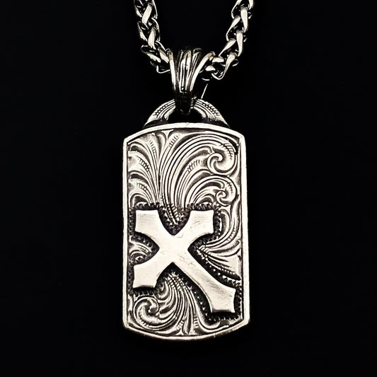 Survivor Small Dog Tag Pendant