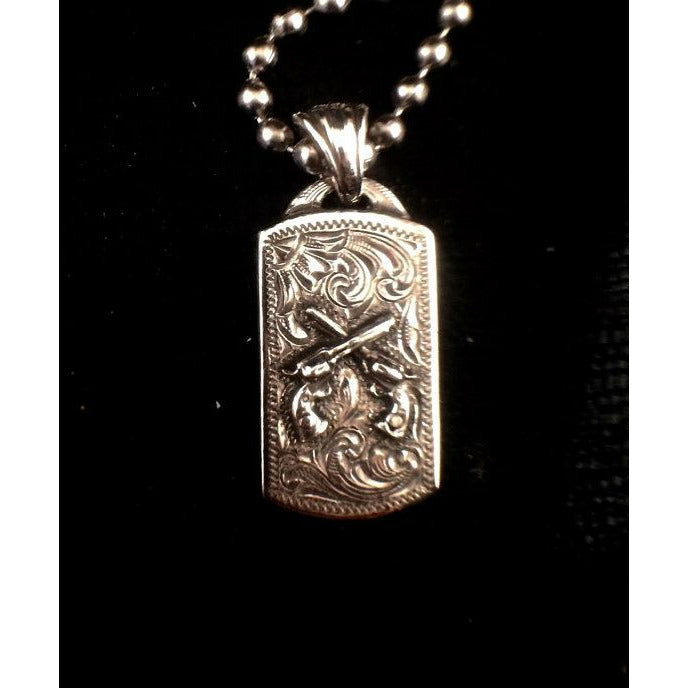 Six Shooter Dog Tag