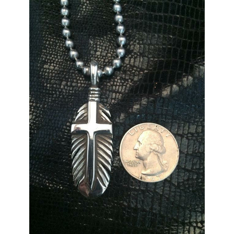 Feather of Faith Pendant