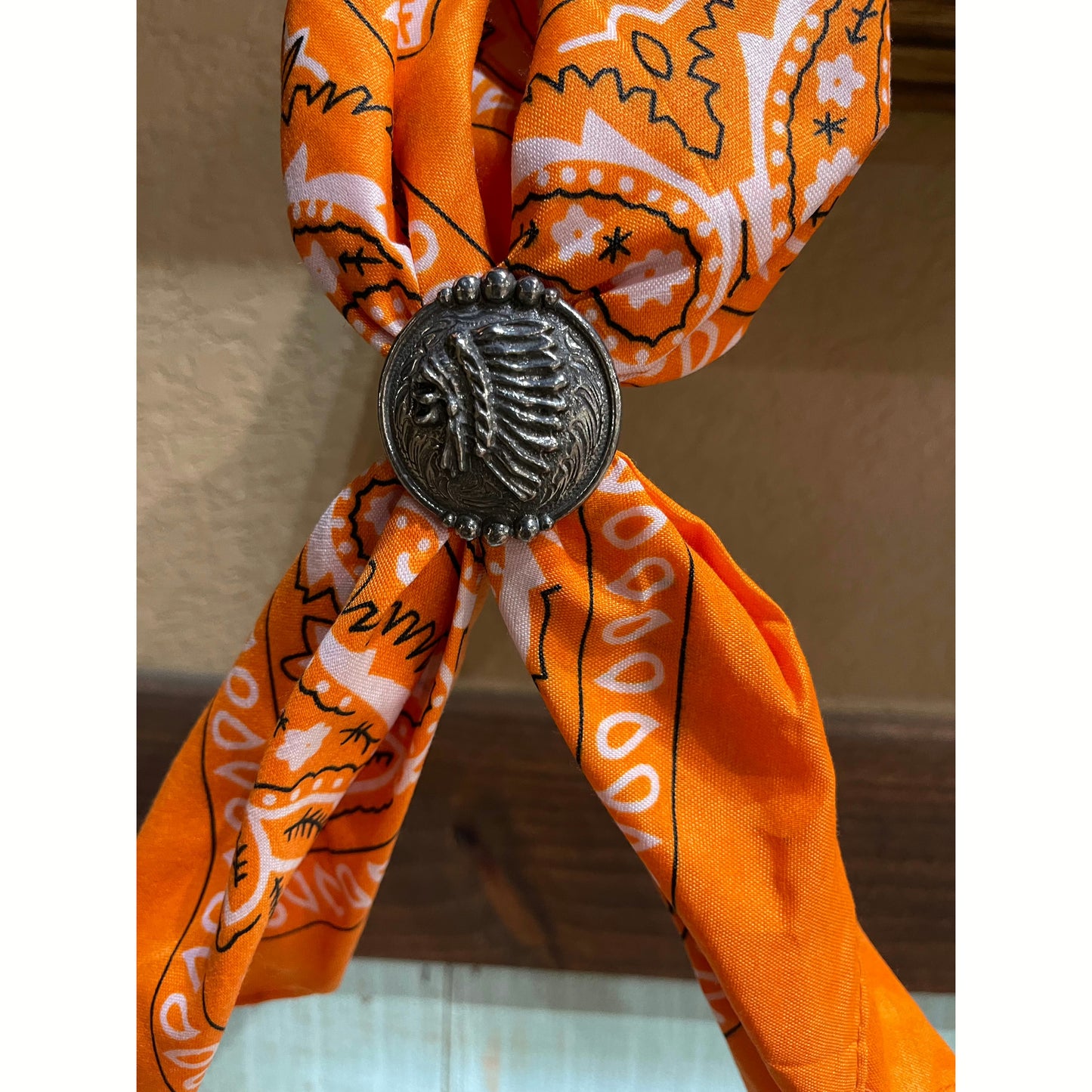 Round Indian Scarf Slide