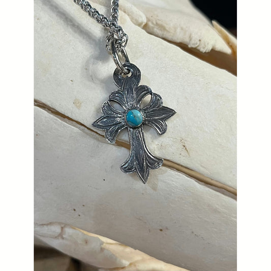 Mary Cross Necklace
