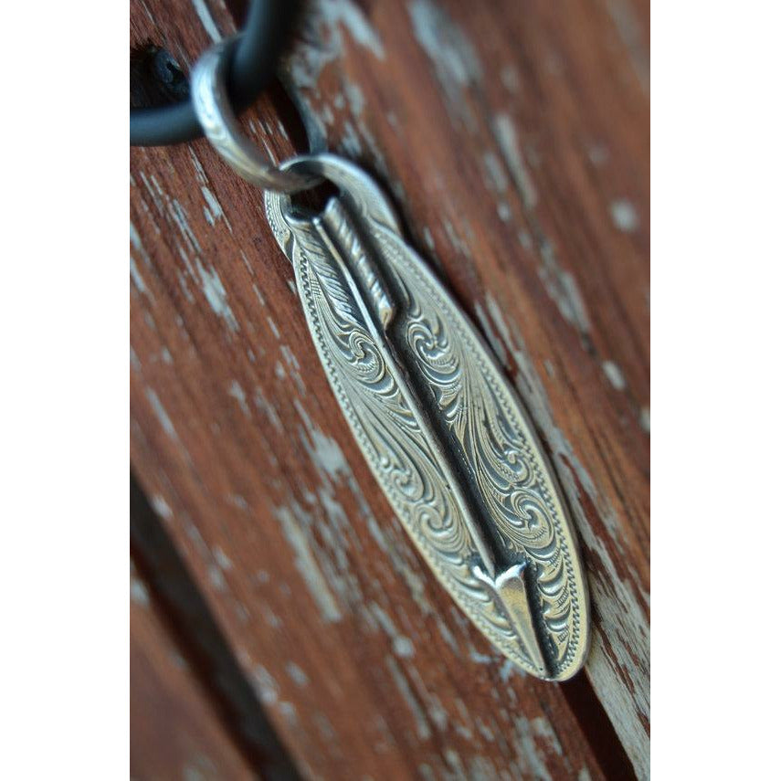 Tooled Arrow Earrings