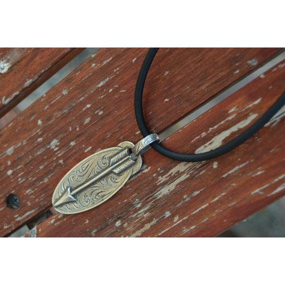 Tooled Arrow Earrings