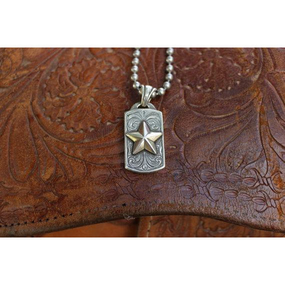 The Texan Dog Tag Pendant