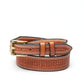 Tapered Saddle Tan Spider Belt