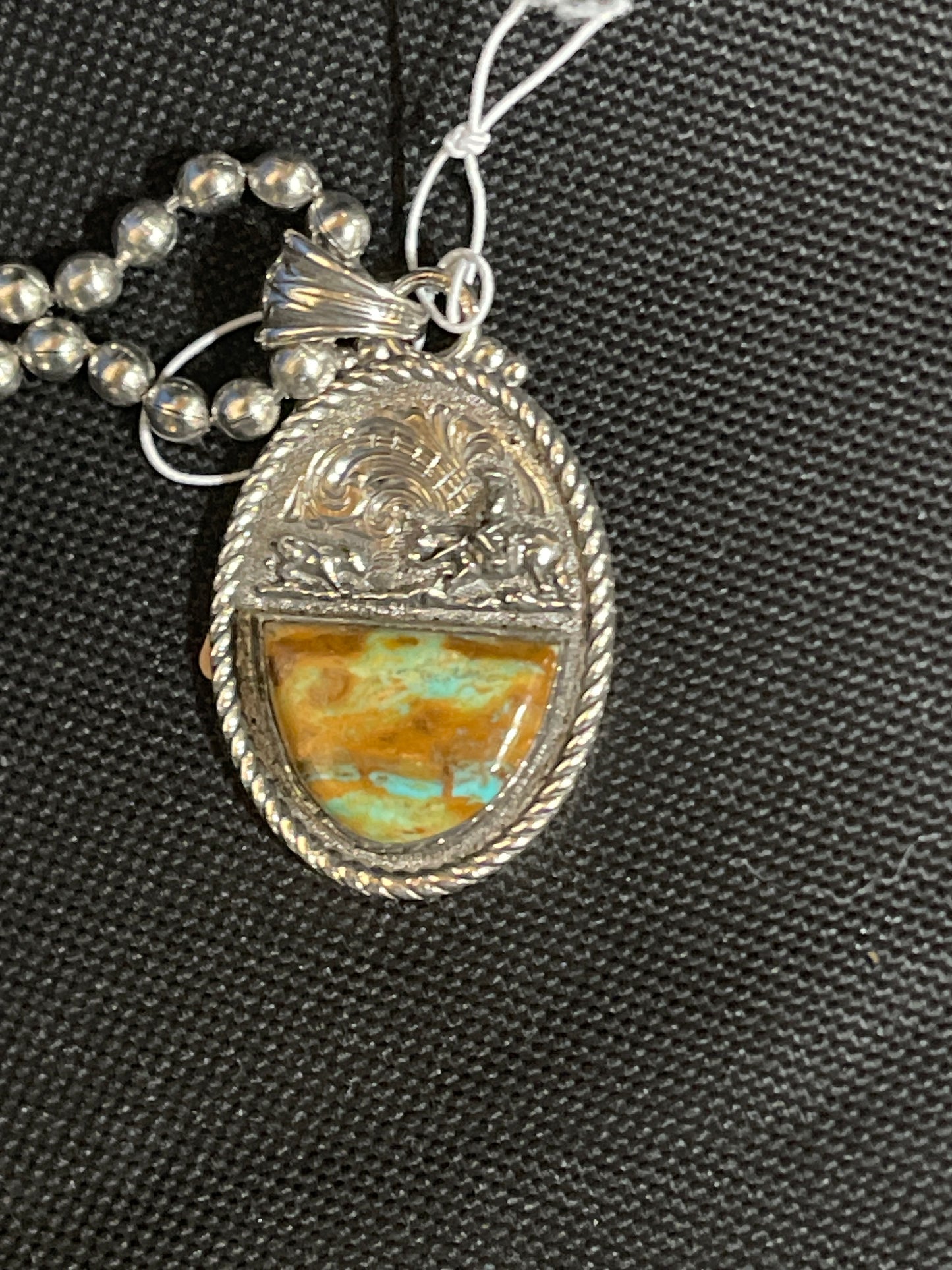 Cutter teardrop pendant