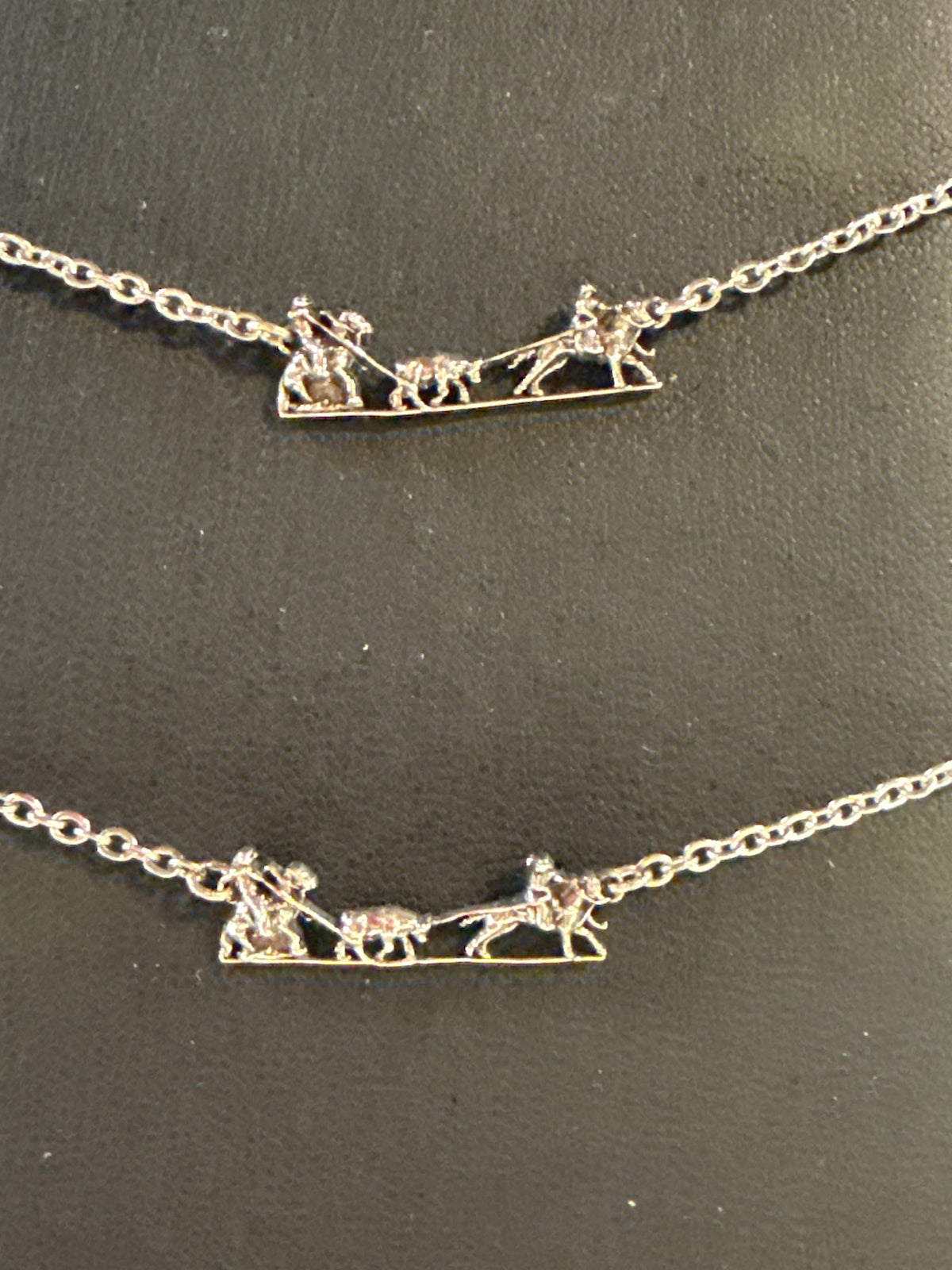 Team roper Bar pendant small