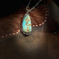 Señorita Large turquoise pendant