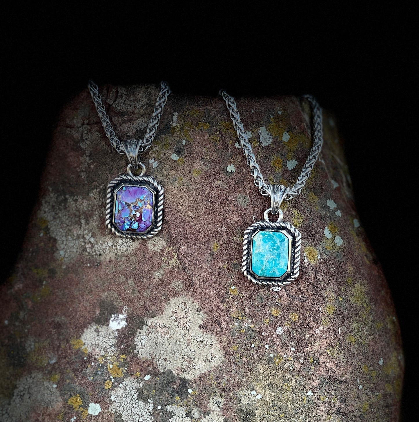 Dally turquoise pendants