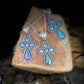 Teardrop turquoise cross