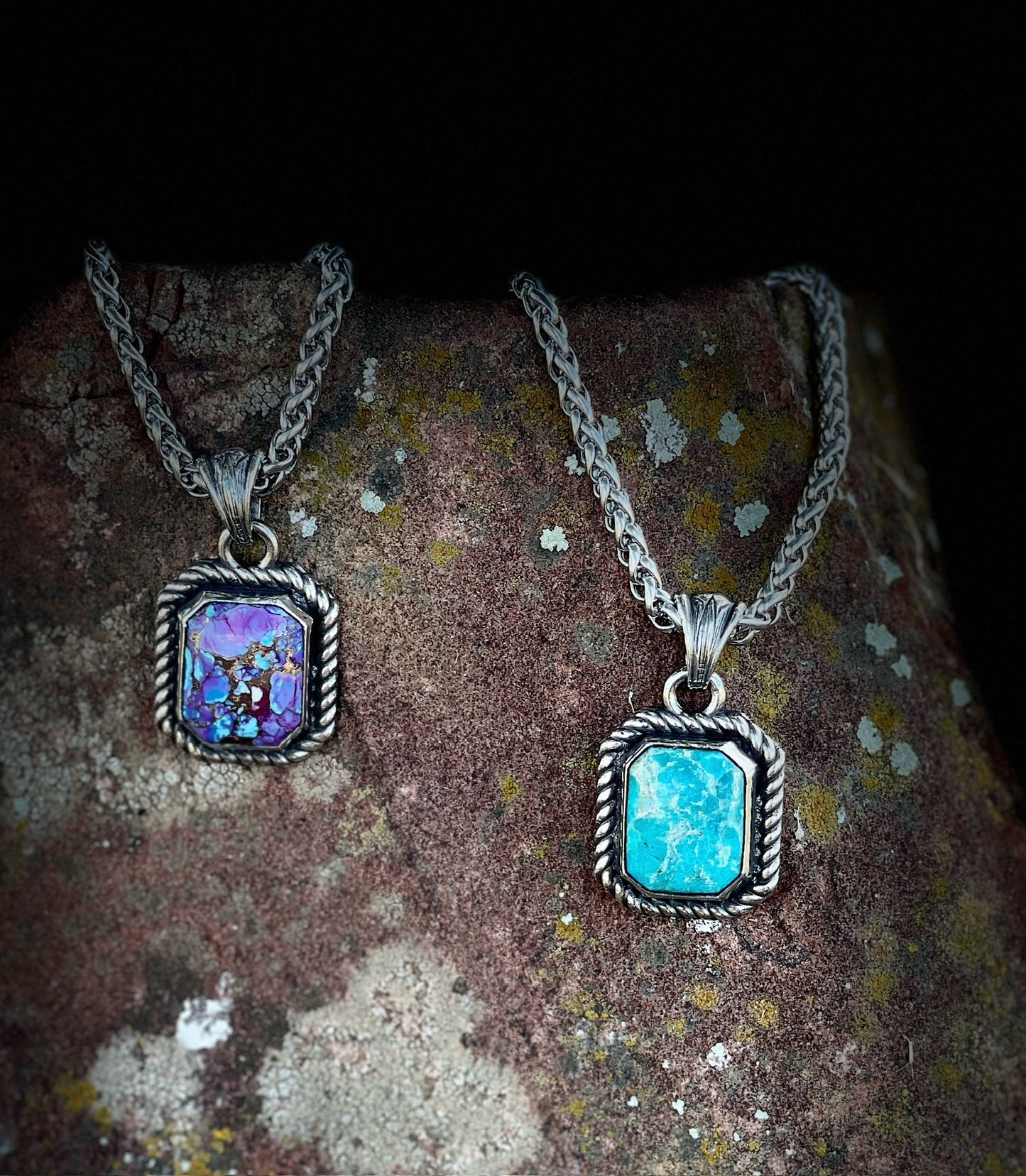 Dally turquoise pendants