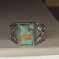Crossed Arrow Turquoise Ring