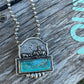 Cutter buckle Bar pendant