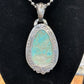 Teardrop turquoise pendant