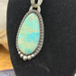 Teardrop turquoise pendant