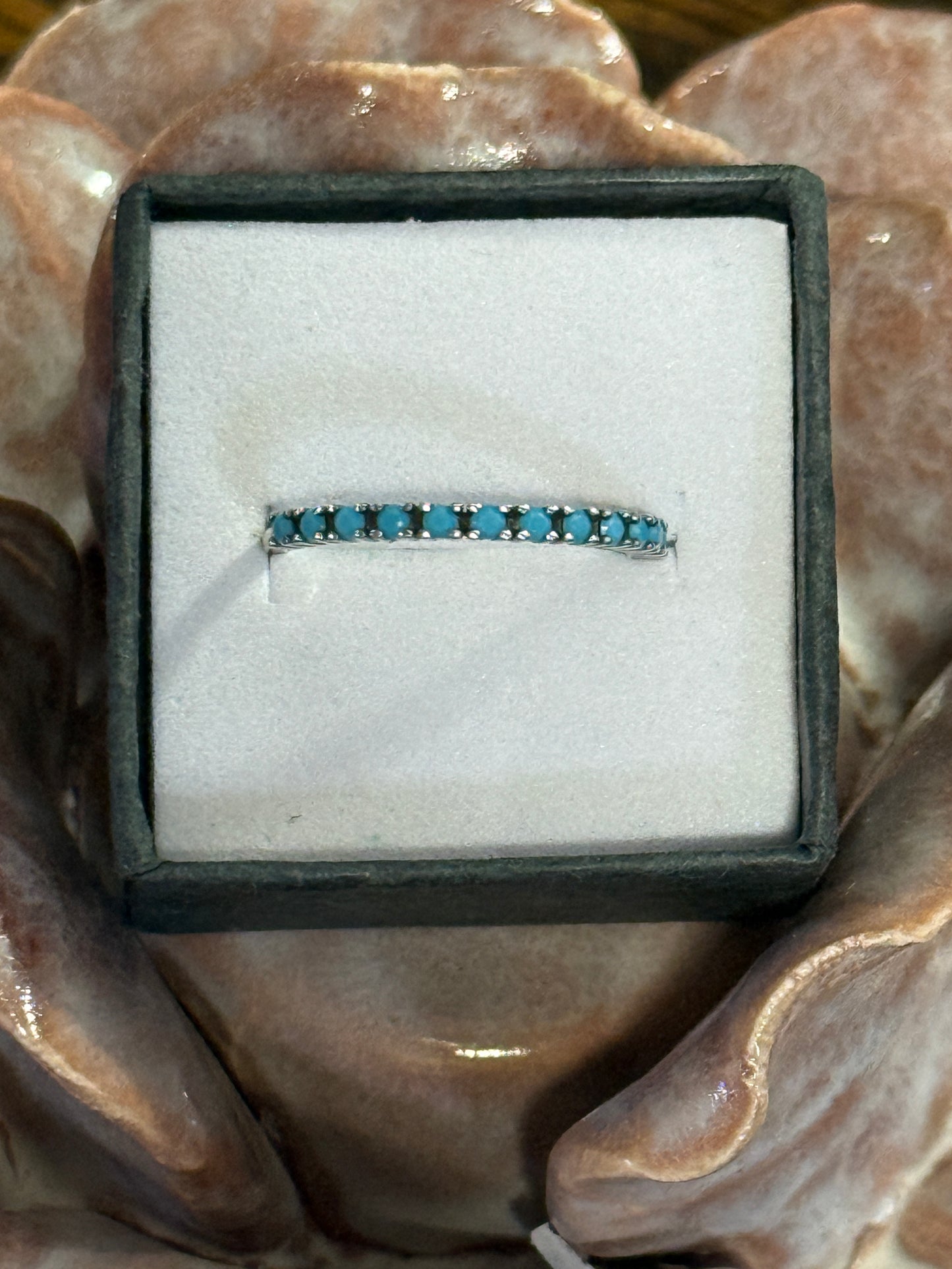 Turquoise anniversary band ￼