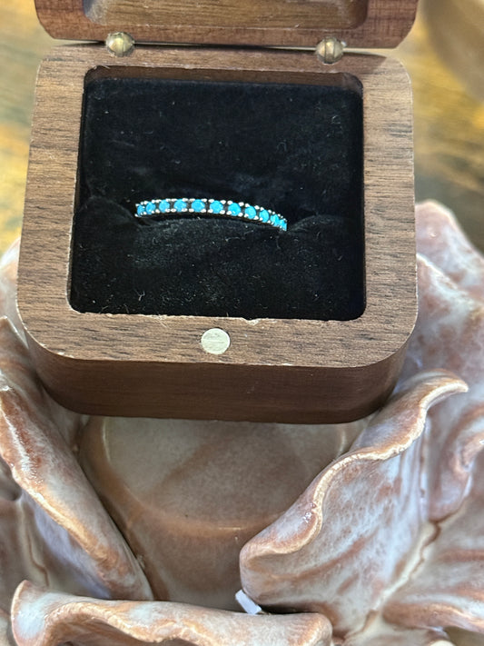 Turquoise anniversary band ￼