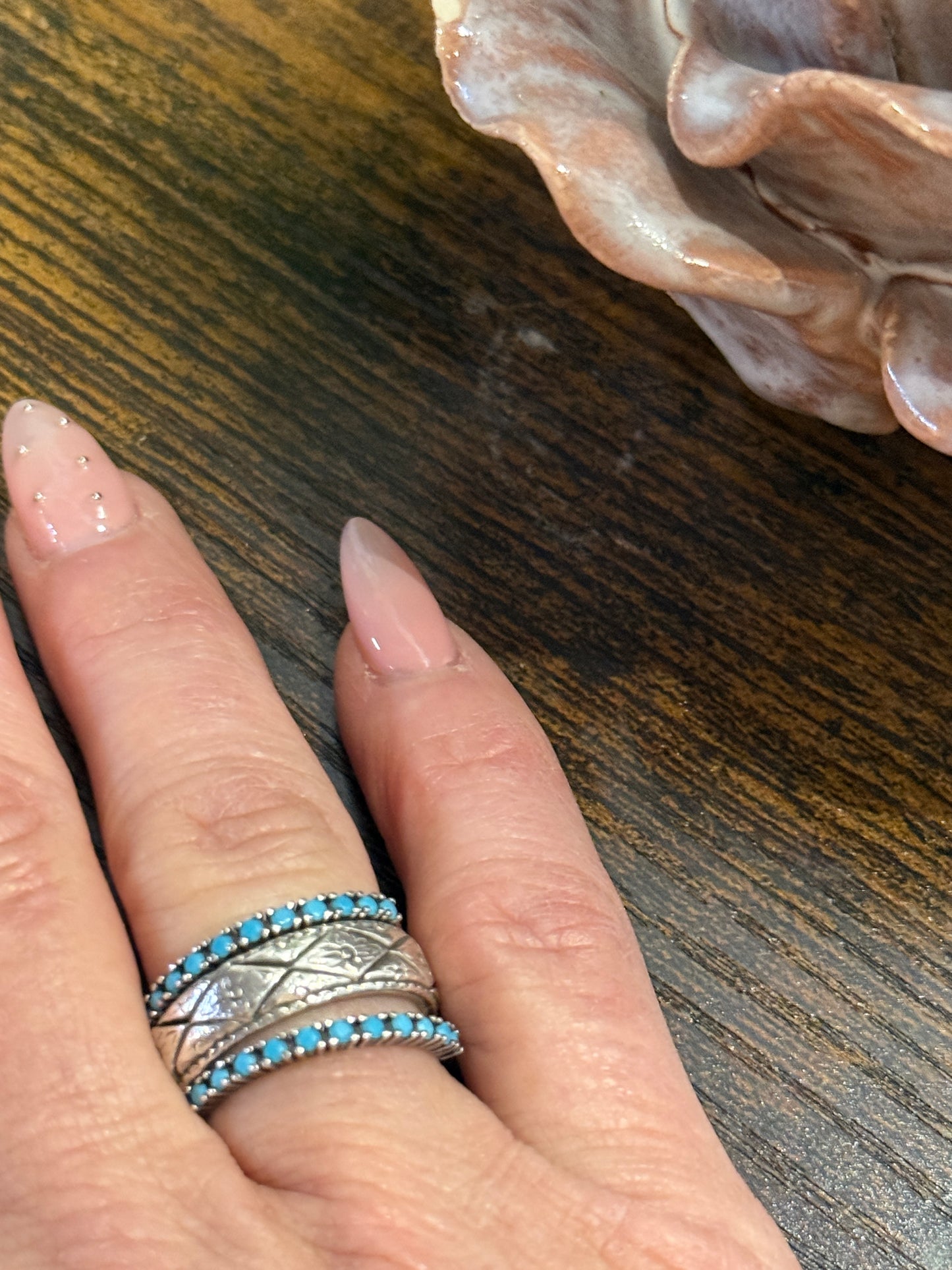 Turquoise anniversary band ￼