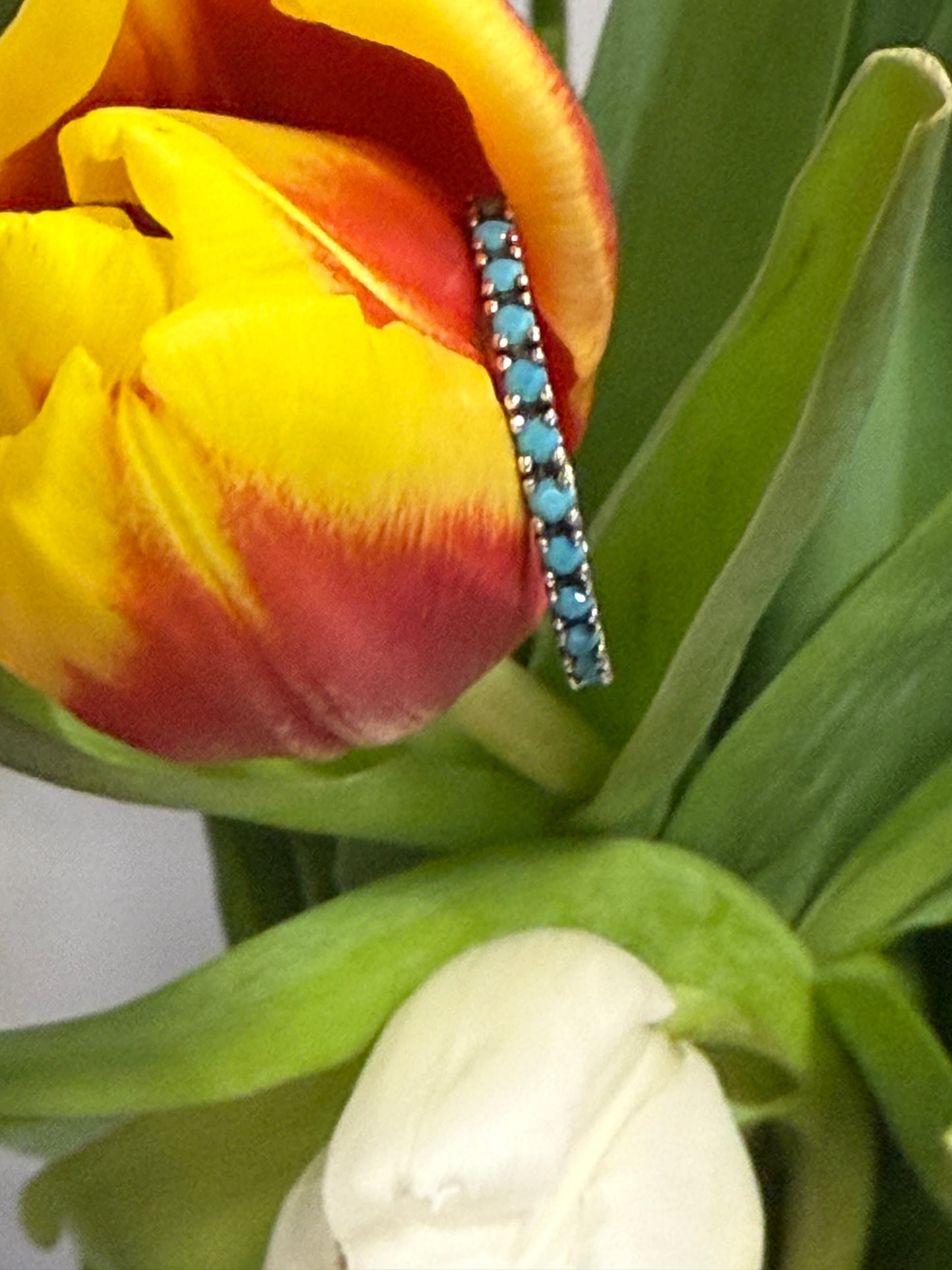 Turquoise anniversary band ￼