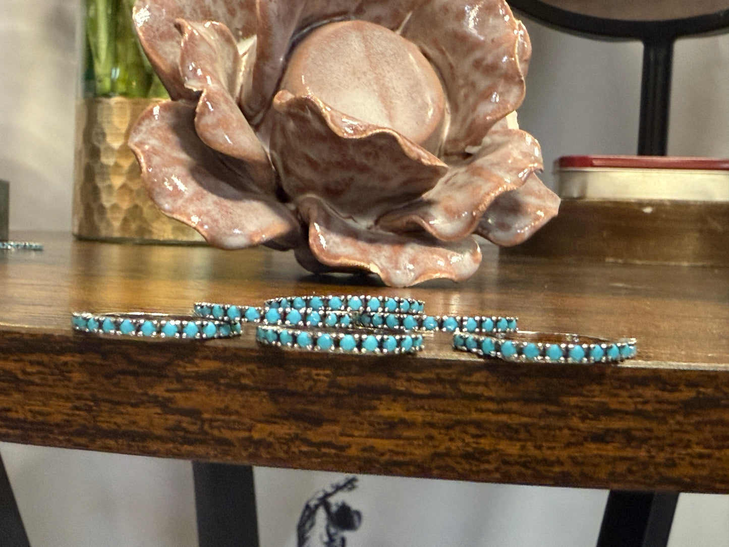Turquoise anniversary band ￼