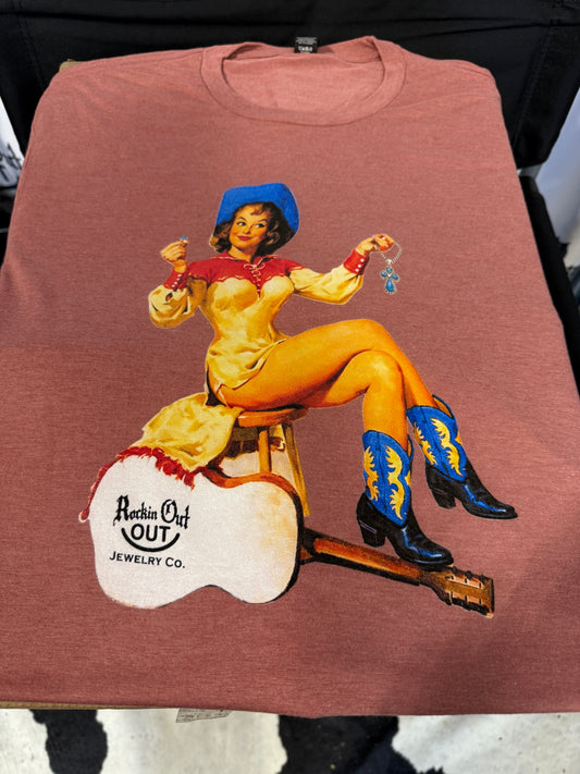 TShirt Rockin Out Pin Up
