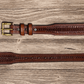 Chocolate Swirl Tapered Belt