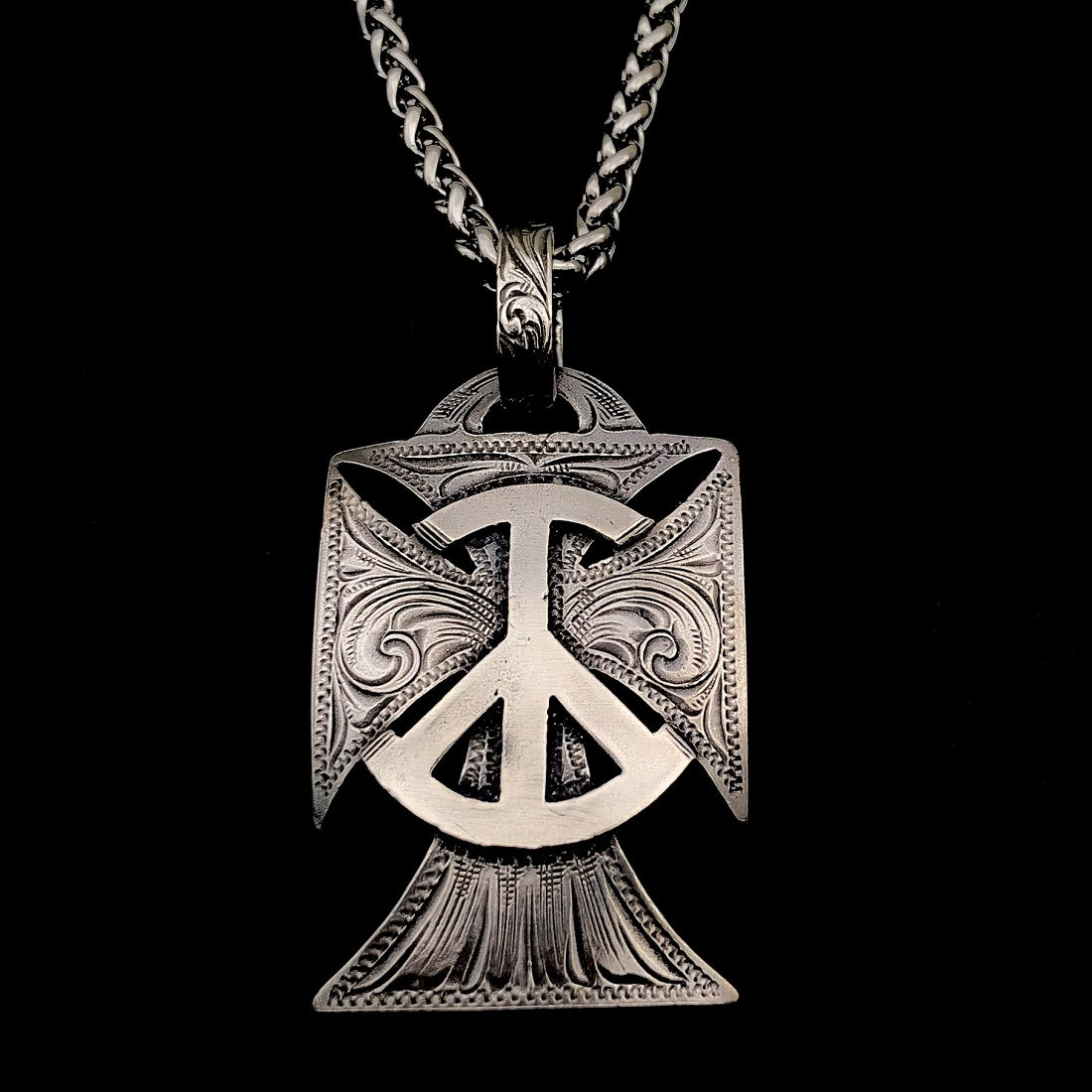 Peace Cross Necklace