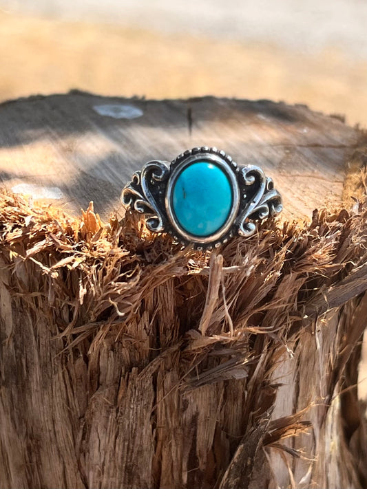 Turquoise Scroll