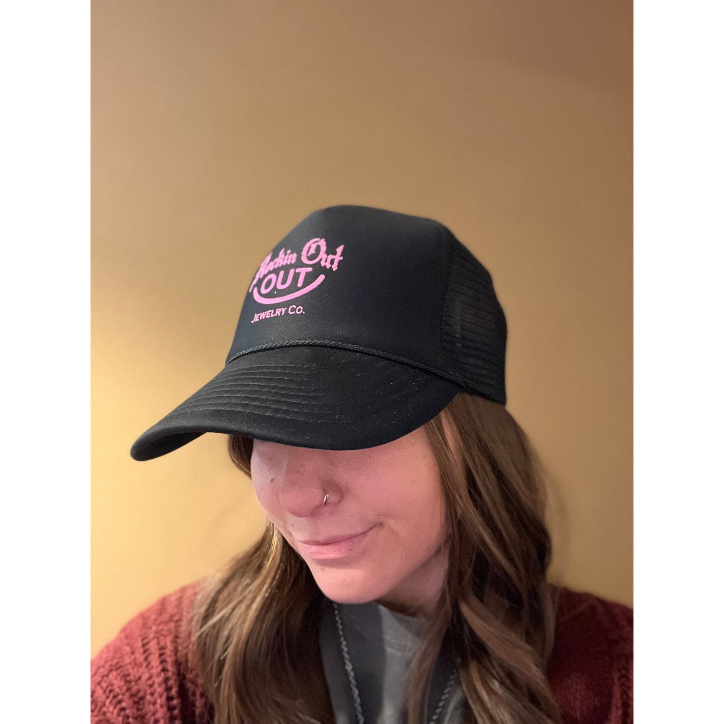 Pink Rockin Out hat