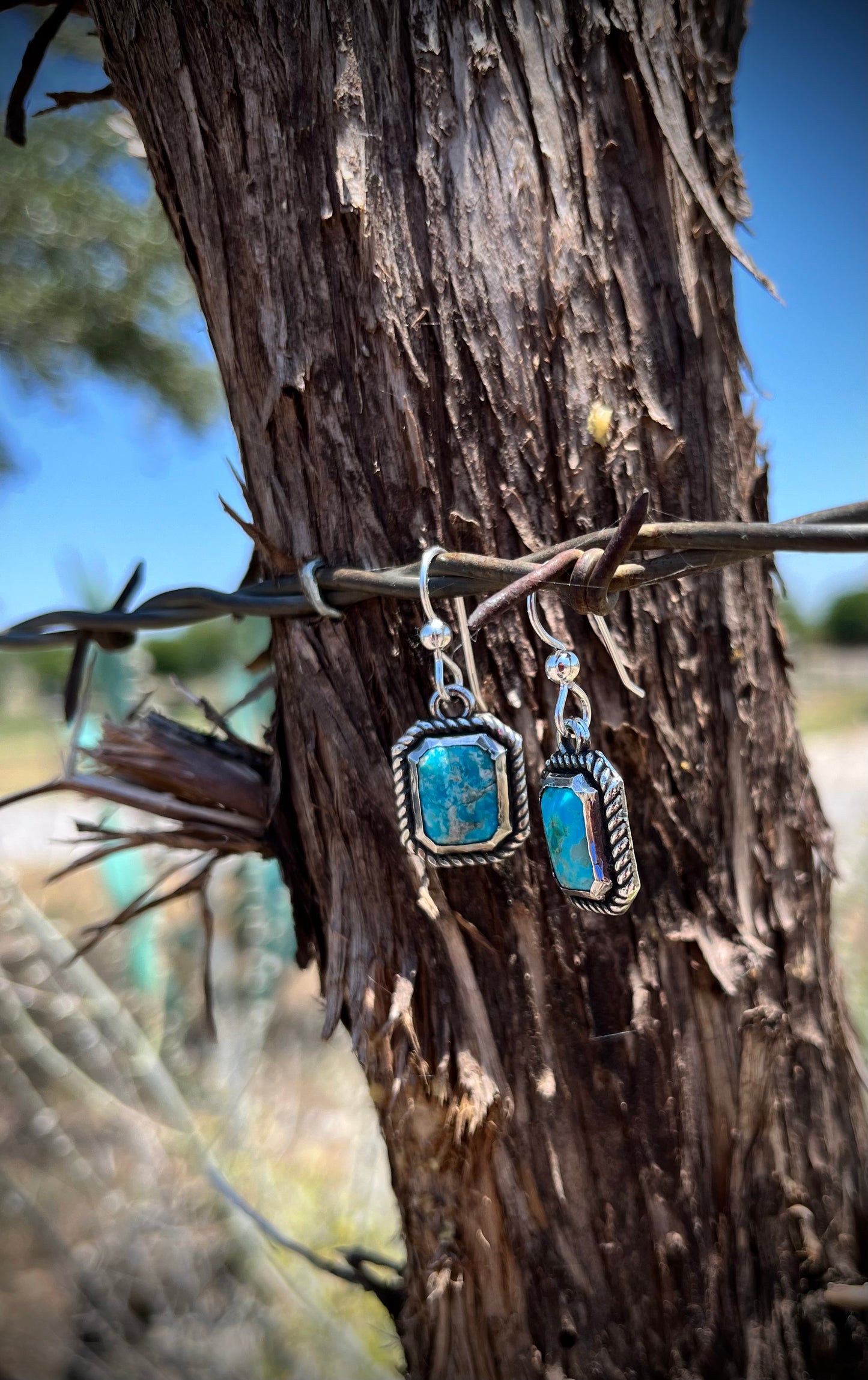 turquoise dainty earrings