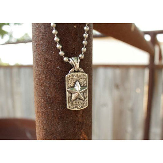 The Texan Dog Tag Pendant